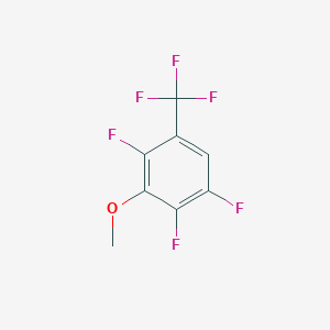 molecular formula C8H4F6O B2597409 3-Methoxy-2,4,5-trifluorobenzotrifluoride CAS No. 1429056-27-8