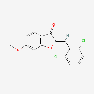(Z)-2-(2,6-dichlorobenzylidene)-6-methoxybenzofuran-3(2H)-one
