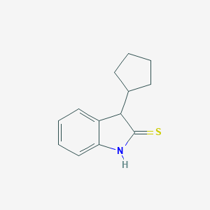 3-Cyclopentyl-1,3-dihydroindole-2-thione