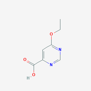 molecular formula C7H8N2O3 B2597507 6-Ethoxypyrimidine-4-carboxylic acid CAS No. 1402232-69-2