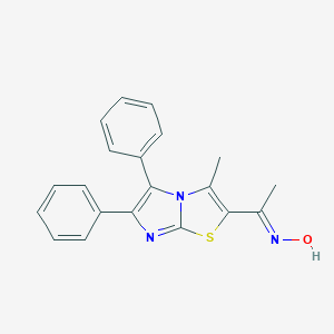 1-(3-Methyl-5,6-diphenylimidazo[2,1-b][1,3]thiazol-2-yl)ethanone oxime