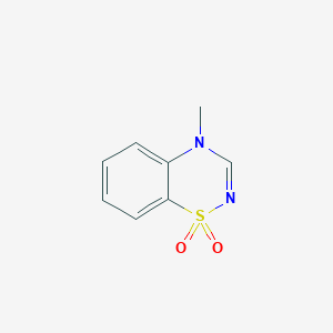 molecular formula C8H8N2O2S B2597558 4-méthyl-4H-1λ<sup>6</sup>,2,4-benzothiadiazine-1,1-dione CAS No. 7752-12-7