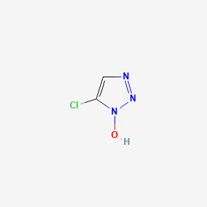 molecular formula C2H2ClN3O B2597569 5-chloro-1H-1,2,3-triazol-1-ol CAS No. 180791-71-3