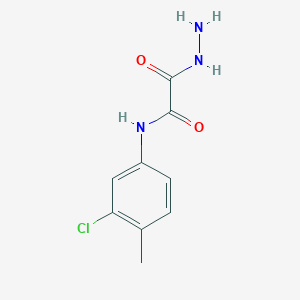 N-(3-chloro-4-methylphenyl)-1-(hydrazinecarbonyl)formamide
