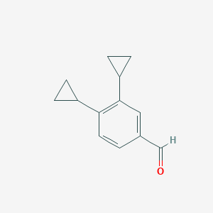 3,4-Dicyclopropylbenzaldehyde