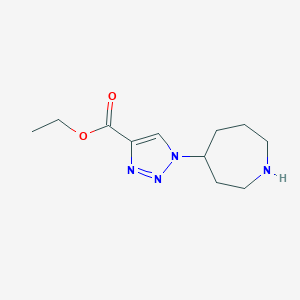 B2597585 Ethyl 1-(azepan-4-yl)triazole-4-carboxylate CAS No. 2248402-69-7