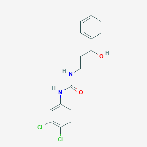 1-(3,4-Dichlorophenyl)-3-(3-hydroxy-3-phenylpropyl)urea