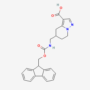 5-[({[(9H-fluoren-9-yl)methoxy]carbonyl}amino)methyl]-4H,5H,6H,7H-pyrazolo[1,5-a]pyridine-3-carboxylic acid