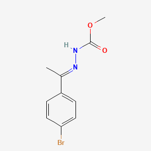 Methyl 2-[1-(4-bromophenyl)ethylidene]-1-hydrazinecarboxylate
