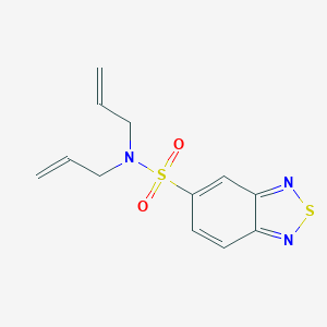 N,N-bis(prop-2-enyl)-2,1,3-benzothiadiazole-5-sulfonamide