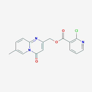 (7-Methyl-4-oxopyrido[1,2-a]pyrimidin-2-yl)methyl 2-chloropyridine-3-carboxylate