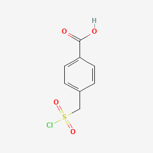 4-((Chlorosulfonyl)methyl)benzoic acid
