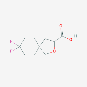 8,8-Difluoro-2-oxaspiro[4.5]decane-3-carboxylic acid