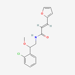 (E)-N-(2-(2-chlorophenyl)-2-methoxyethyl)-3-(furan-2-yl)acrylamide