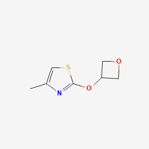 4-Methyl-2-(oxetan-3-yloxy)-1,3-thiazole