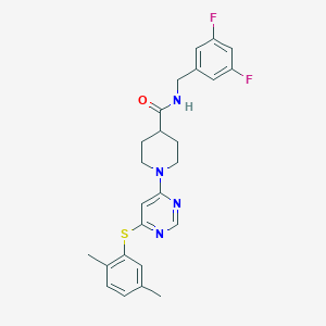 N-[2-(dimethylamino)ethyl]-2-(2-oxo-1-propyl-2,3-dihydro-1H-pyrido[2,3-b][1,4]thiazin-3-yl)acetamide