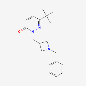 2-[(1-Benzylazetidin-3-yl)methyl]-6-tert-butyl-2,3-dihydropyridazin-3-one