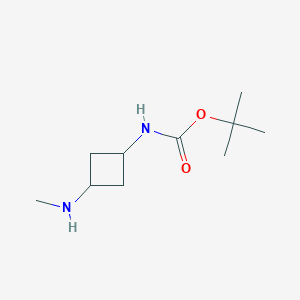 molecular formula C10H20N2O2 B2597792 tert-butyl N-[3-(methylamino)cyclobutyl]carbamate CAS No. 2168236-44-8