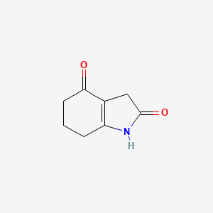 molecular formula C8H9NO2 B2597797 2,3,4,5,6,7-hexahydro-1H-indole-2,4-dione CAS No. 58130-32-8