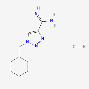 1-(cyclohexylmethyl)-1H-1,2,3-triazole-4-carboximidamide hydrochloride