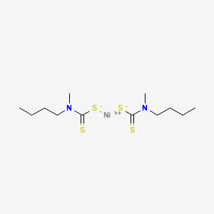 Di{[butyl(methyl)carbamothioyl]sulfanyl}nickel