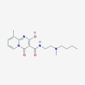 molecular formula C17H24N4O3 B2597826 N-(2-(butyl(methyl)amino)ethyl)-2-hydroxy-9-methyl-4-oxo-4H-pyrido[1,2-a]pyrimidine-3-carboxamide CAS No. 886895-84-7
