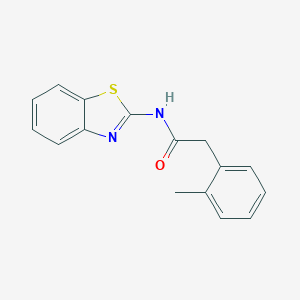 N-(1,3-benzothiazol-2-yl)-2-(2-methylphenyl)acetamide