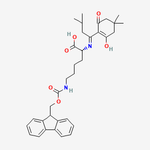 molecular formula C34H42N2O6 B2597915 ivDde-D-Lys(Fmoc) CAS No. 2308529-94-2