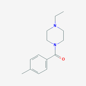 molecular formula C14H20N2O B259793 1-Ethyl-4-(4-methylbenzoyl)piperazine 