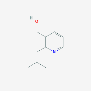 molecular formula C10H15NO B2597938 (2-异丁基吡啶-3-基)甲醇 CAS No. 1030829-24-3