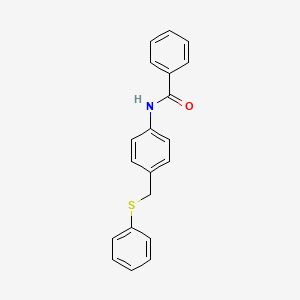 N-{4-[(phenylsulfanyl)methyl]phenyl}benzenecarboxamide