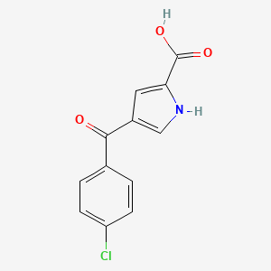 4-(4-Chlorobenzoyl)-1H-pyrrole-2-carboxylic acid