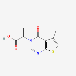 2-(5,6-Dimethyl-4-oxo-4H-thieno[2,3-d]pyrimidin-3-yl)-propionic acid
