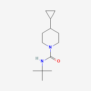 N-Tert-butyl-4-cyclopropylpiperidine-1-carboxamide