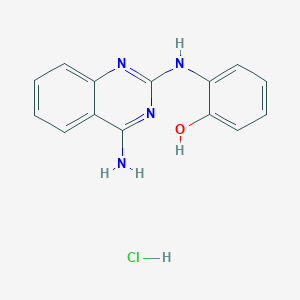 2-((4-Aminoquinazolin-2-yl)amino)phenol hydrochloride