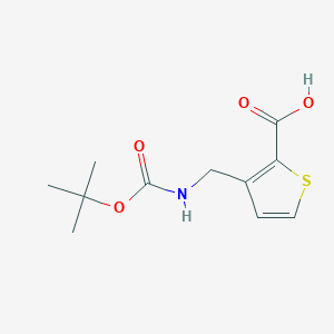 3-(((tert-Butoxycarbonyl)amino)methyl)thiophene-2-carboxylic acid