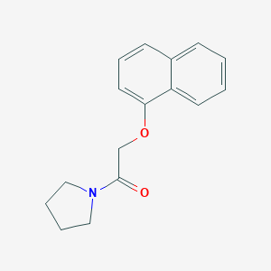 1-Naphthyl 2-oxo-2-(1-pyrrolidinyl)ethyl ether