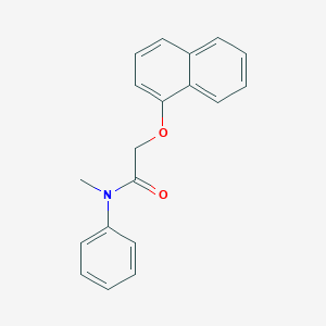 molecular formula C19H17NO2 B259803 N-methyl-2-(1-naphthyloxy)-N-phenylacetamide 