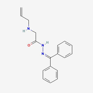molecular formula C18H19N3O B2598045 2-(烯丙氨基)-N'-(二苯亚甲基)乙酰肼 CAS No. 341968-06-7