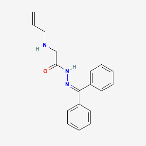 molecular formula C18H19N3O B2598045 2-(allylamino)-N'-(diphenylmethylene)acetohydrazide CAS No. 341968-06-7