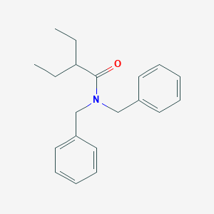 molecular formula C20H25NO B259806 N,N-dibenzyl-2-ethylbutanamide 