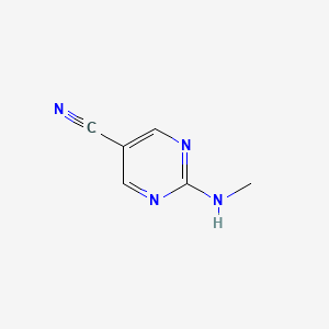 molecular formula C6H6N4 B2598060 2-(甲氨基)嘧啶-5-腈 CAS No. 5388-28-3