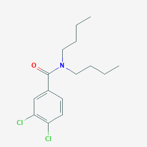 molecular formula C15H21Cl2NO B259807 N,N-dibutyl-3,4-dichlorobenzamide 