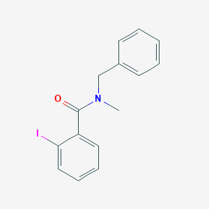 molecular formula C15H14INO B259808 N-benzyl-2-iodo-N-methylbenzamide 