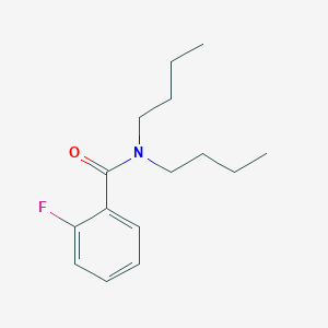 molecular formula C15H22FNO B259809 N,N-dibutyl-2-fluorobenzamide 