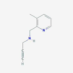 molecular formula C10H12N2 B2598104 N-[(3-methylpyridin-2-yl)methyl]prop-2-yn-1-amine CAS No. 1408747-90-9