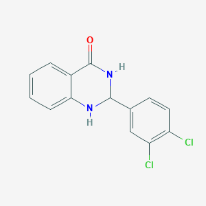 molecular formula C14H10Cl2N2O B2598142 2-(3,4-二氯苯基)-1,2,3,4-四氢喹唑啉-4-酮 CAS No. 199741-36-1