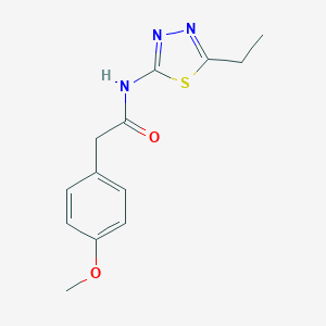 N-(5-ethyl-1,3,4-thiadiazol-2-yl)-2-(4-methoxyphenyl)acetamide