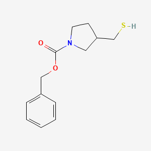 Benzyl 3-(mercaptomethyl)pyrrolidine-1-carboxylate