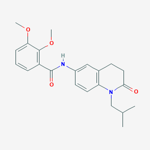 N-(1-isobutyl-2-oxo-1,2,3,4-tetrahydroquinolin-6-yl)-2,3-dimethoxybenzamide